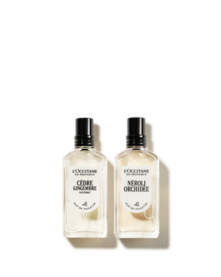 Duo Perfumado C&egrave;dre Gingembre 50mL (Cap Cedrat) e N&eacute;roli Orchid&eacute;e 50mL (N&eacute;roli & Orqu&iacute;dea)